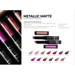 Labial Mate Metalico SAMY